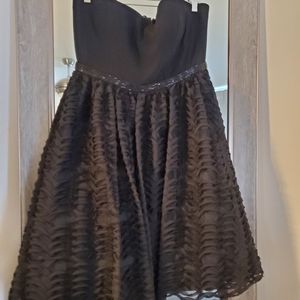 Calvin Klein black strapless dress. Size 10, never worn